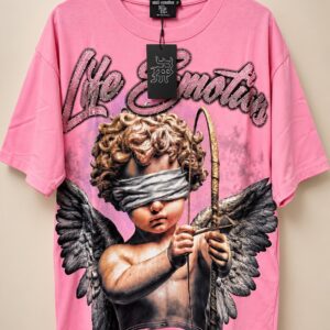 Camisa rosada estampada