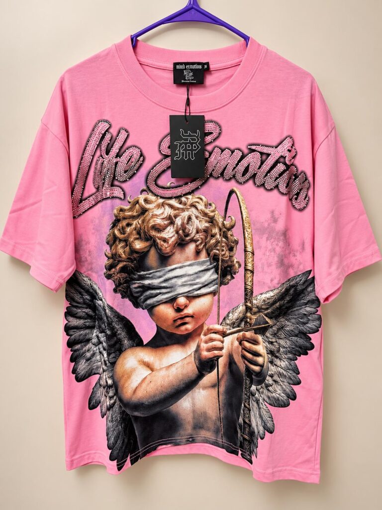 Camisa rosada estampada