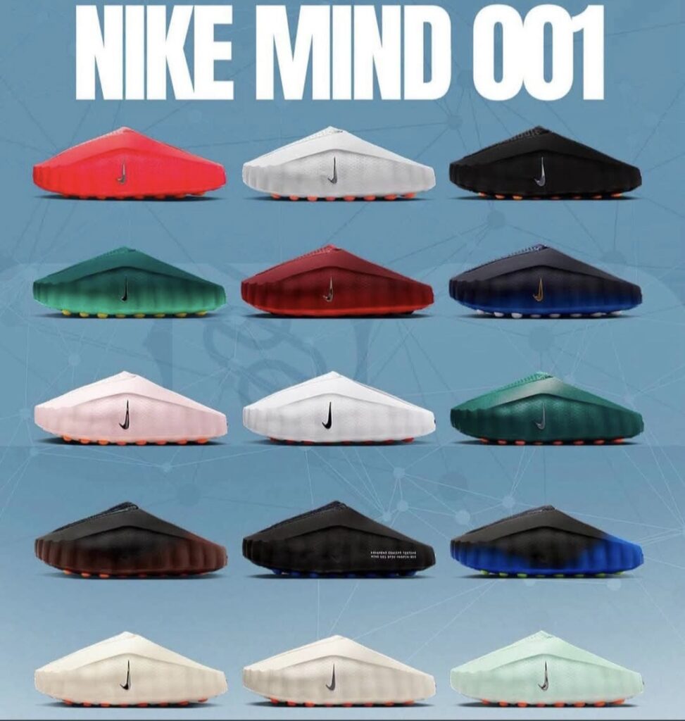 Nike Mind – colección de colores