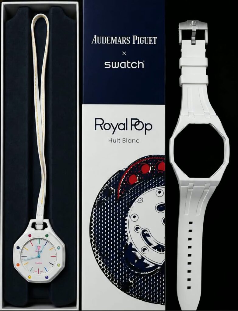 Reloj Royal Pop negro y blanco