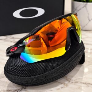 Gafas deportivas Oakley lente naranja y rojo