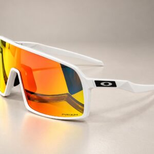 Gafas deportivas Oakley lente dorado montura blanca