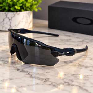 Gafas deportivas Oakley negra y azul