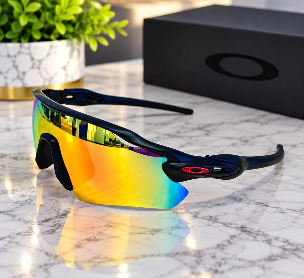 Gafas deportivas Oakley lente amarillo y azul