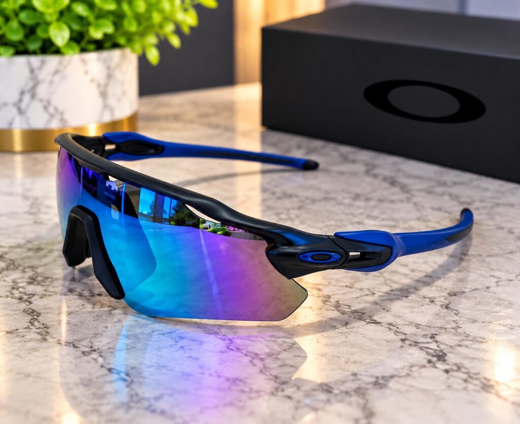 Gafas deportivas Oakley lente azul espejo