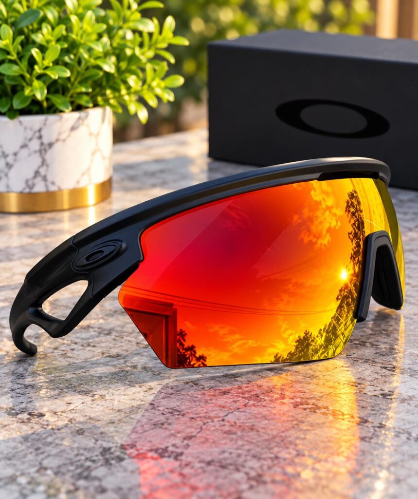 Gafas deportivas Oakley lente naranja intenso