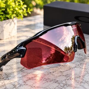 Gafas deportivas Oakley lente rojo espejo