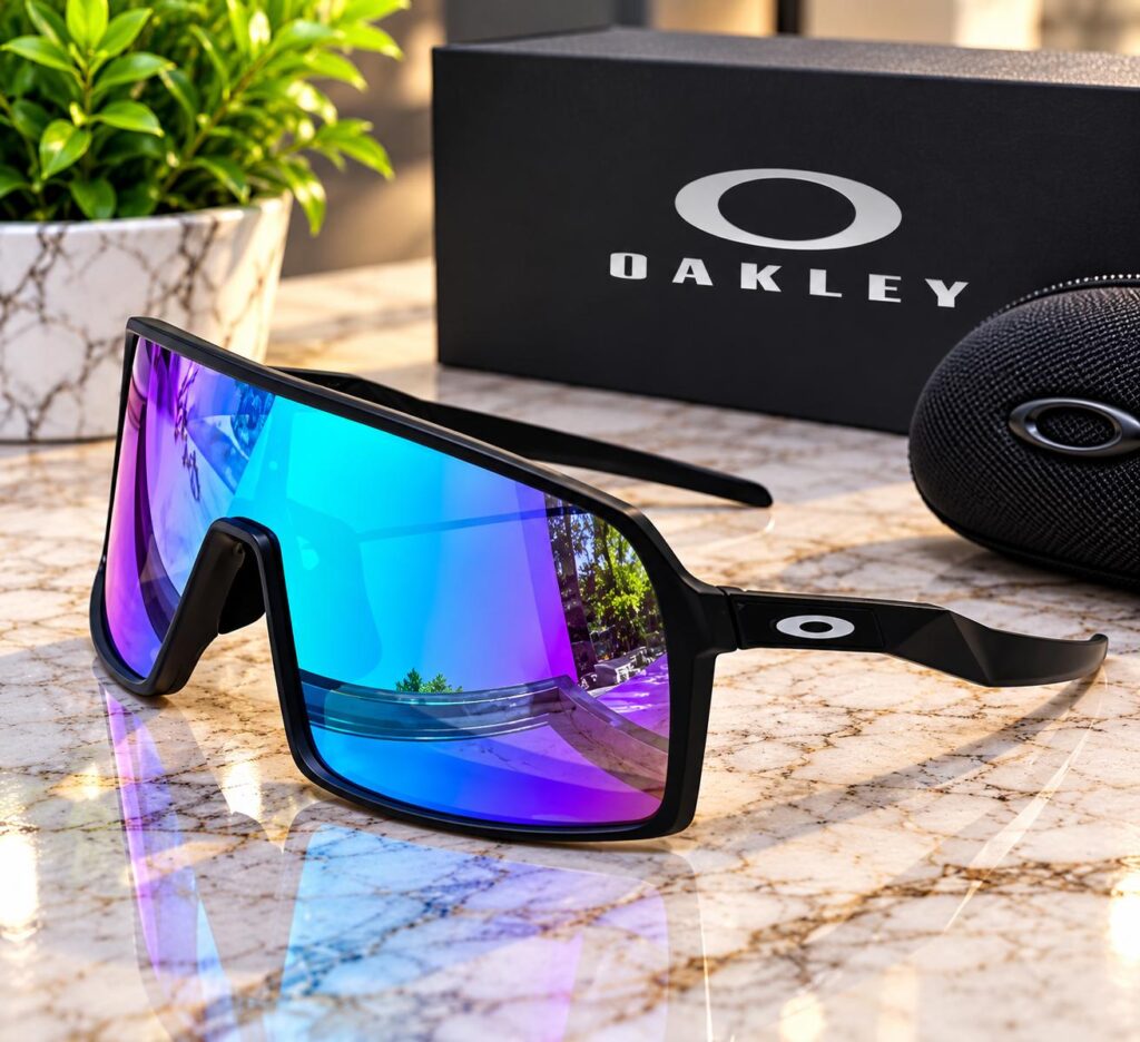 Gafas deportivas Oakley lente azul turquesa