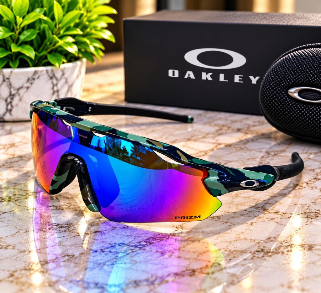 Gafas deportivas Oakley lente rojo y azul