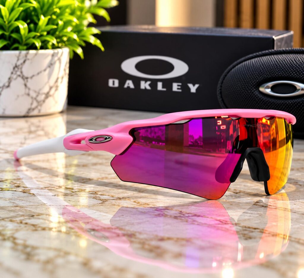 Gafas deportivas Oakley lente rosado