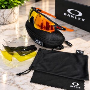 Gafas deportivas Oakley lente naranja montura negra