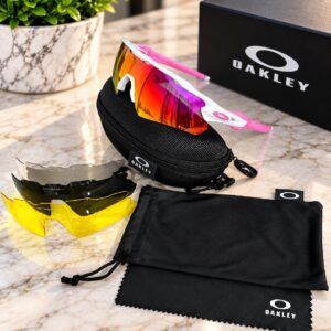 Gafas deportivas Oakley lente rojo y rosado