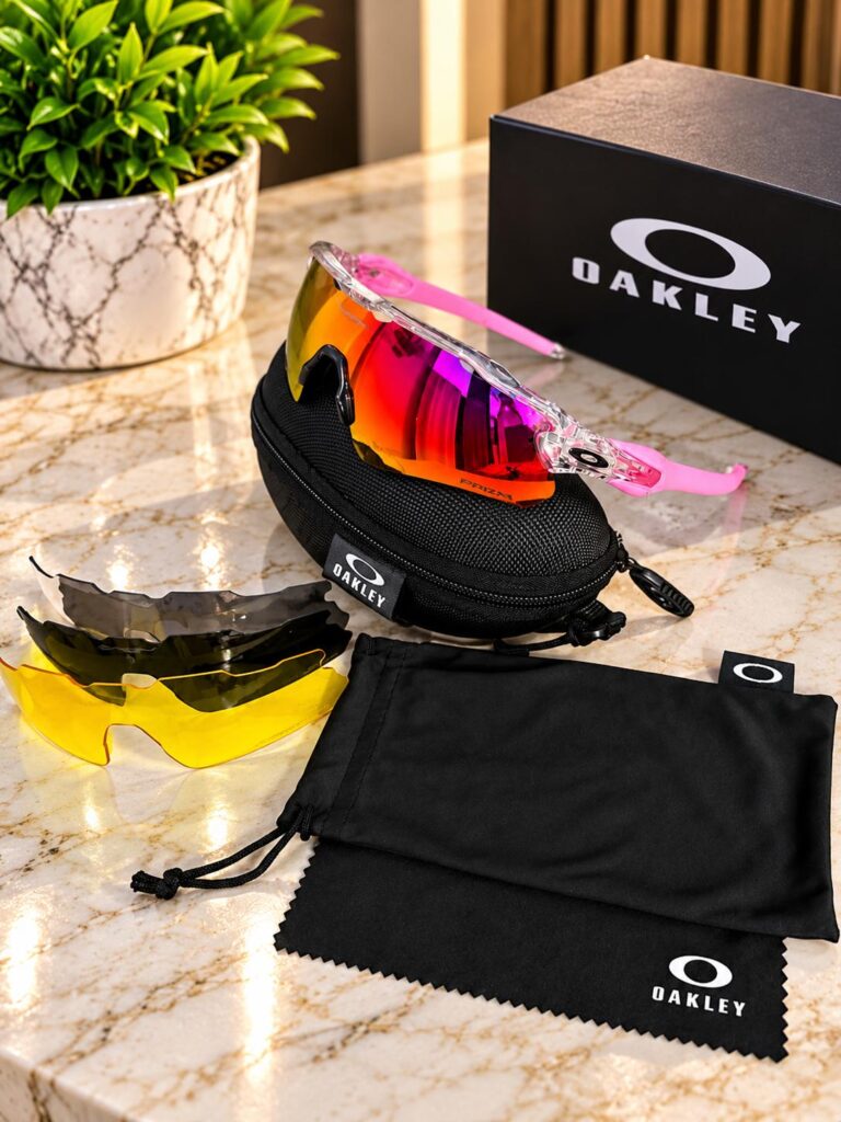 Gafas deportivas Oakley lente rosado y violeta