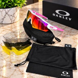Gafas deportivas Oakley lente rojo y naranja