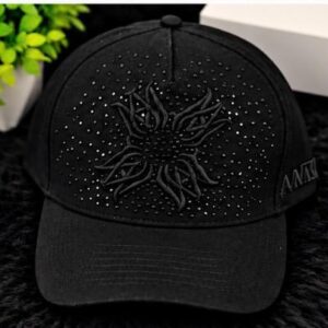 Gorra negra bordado tonal